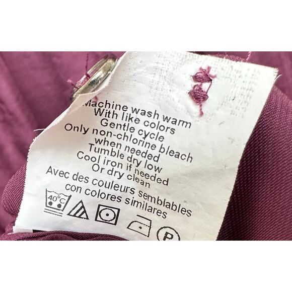 A Pea in the Pod Maternity Tunic Blouse – Size M – Plum Purple - Picture 6 of 7